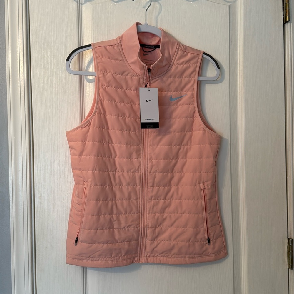 NWT Nike Light Pink / Peach Quilted Running Vest